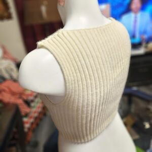 Knit Crop Sweater Tank
